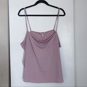 Express Drape Front Tank Blouse